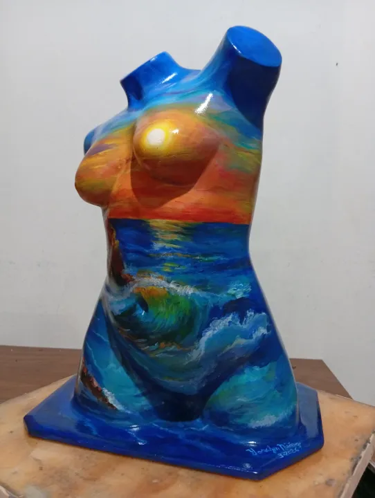 Venus del caribe — escultura de ENTROPÍA